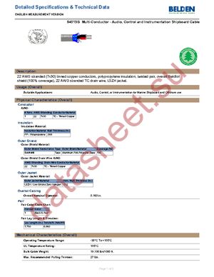 9451SB 0101000 datasheet  